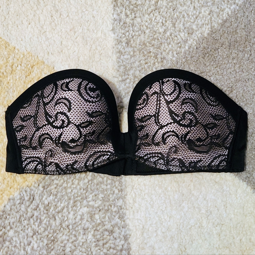 Wireless Strapless Push-Up Bra – 32D